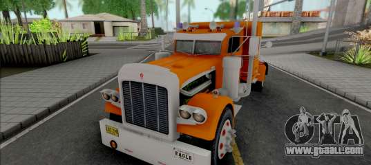 Kenworth W900 Orange