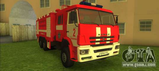 KamAZ-6520 Fire AC-40 for GTA Vice City