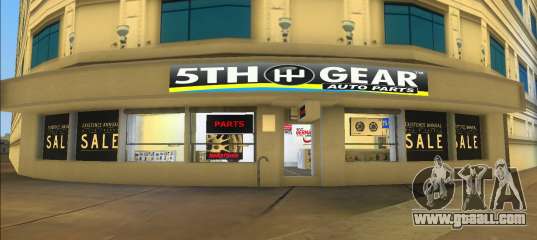 Car Parts Shop for GTA Vice City