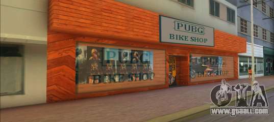 PUBG Bike Shop for GTA Vice City