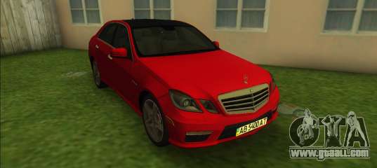 Mercedes-Benz E63 AMG 2010 for GTA Vice City
