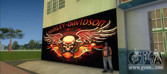 Biker Wall Art Professional for GTA Vice City