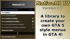 NativeUI IV for GTA 4