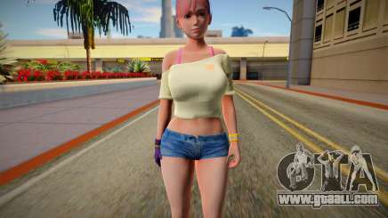 DOA6 Honoka Energy Up Training Wear for GTA San Andreas