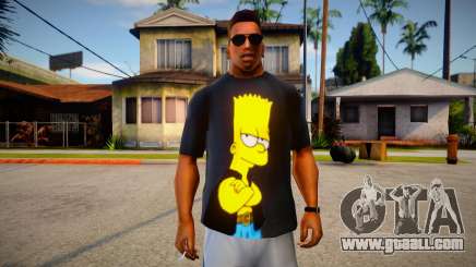 Bart Simpson T-Shirt (good textures) for GTA San Andreas