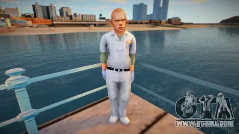 Jimmy Hopkins AsylumOrderly Costume for GTA San Andreas