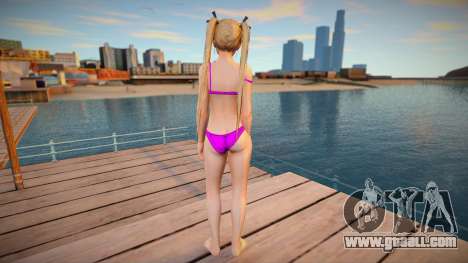 Marie Rose Purple Bikini for GTA San Andreas