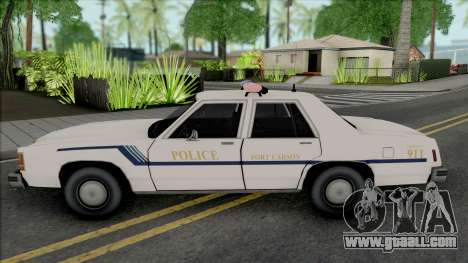 Ford Crown Crown Vic 1986 Fort Carson Police for GTA San Andreas