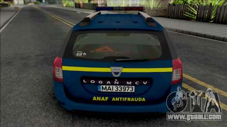 Dacia Logan MCV 2018 ANAF Antifrauda for GTA San Andreas