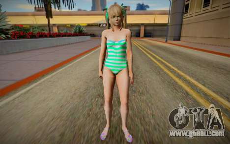 Nagis Marie Rose with fixed hairs green-eyed in for GTA San Andreas