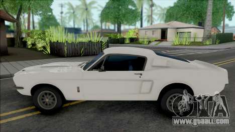 Ford Mustang Shelby GT500 1967 White for GTA San Andreas