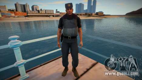 PPP officer in bulletproof vest for GTA San Andreas