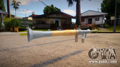 New textures for the rocket launcher for GTA San Andreas