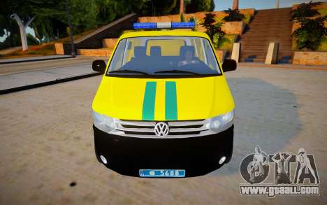 Volkswagen Transporter T5 - Police for GTA San Andreas