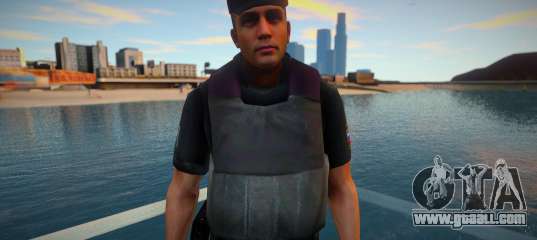 PPP officer in bulletproof vest