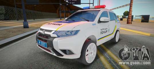 Mitsubishi Outlander - Ukrainian Police Patrol