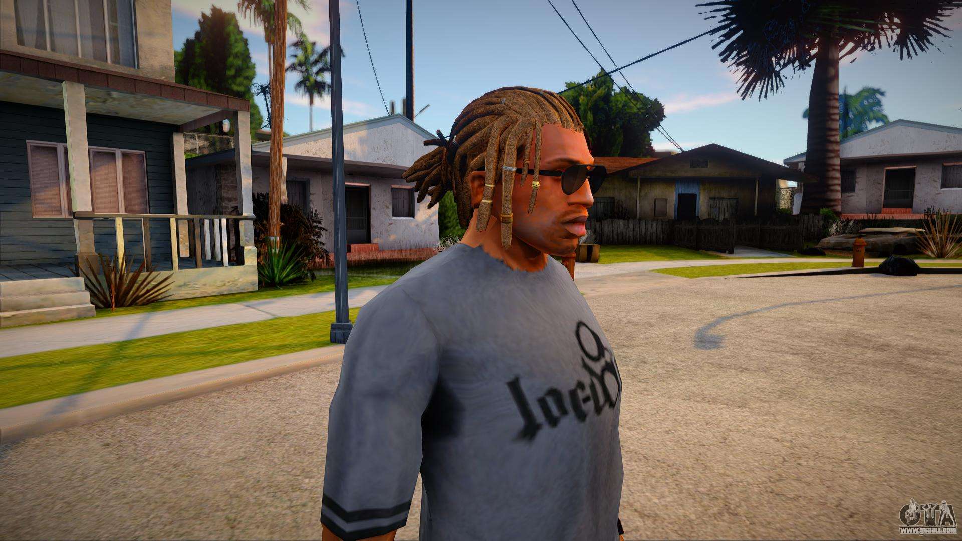 New Hairstyle 2019 For Cj for GTA San Andreas