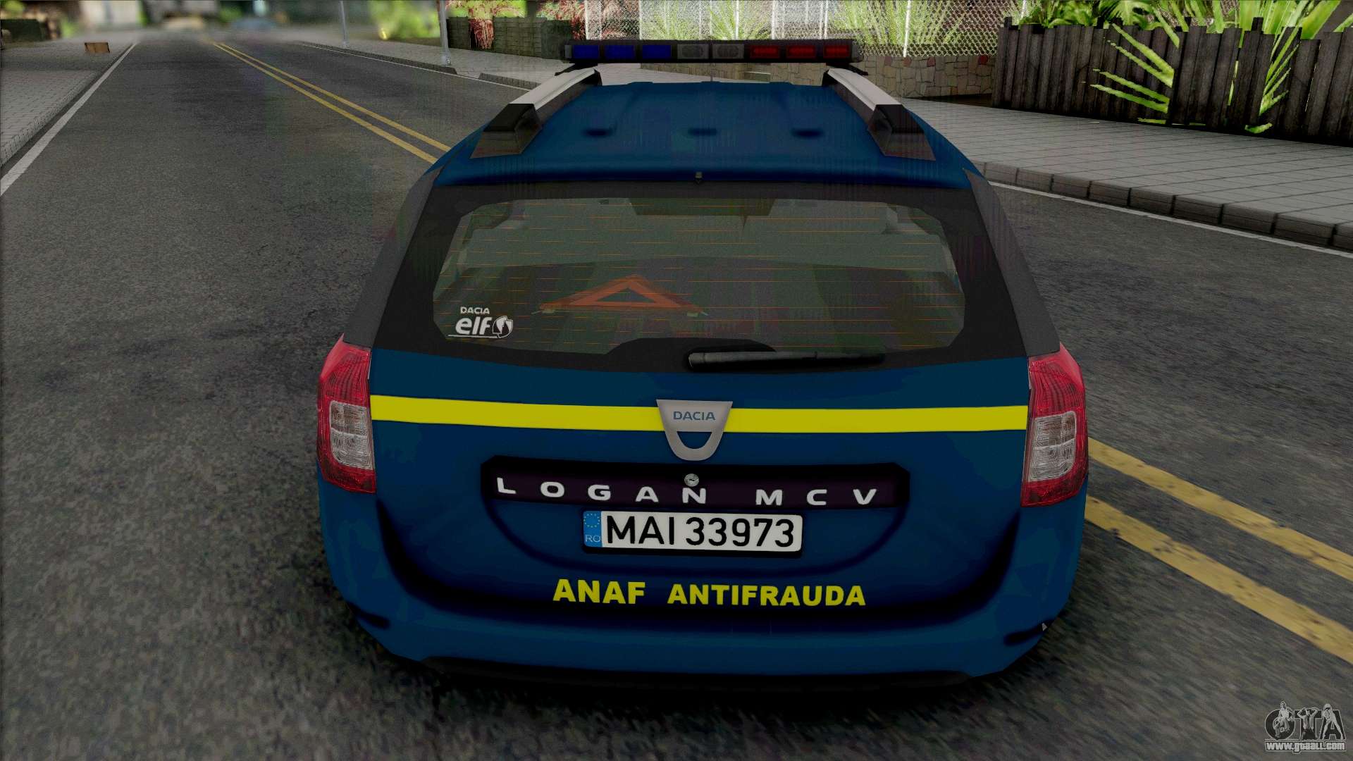 Dacia Logan MCV 2018 ANAF Antifrauda for GTA San Andreas