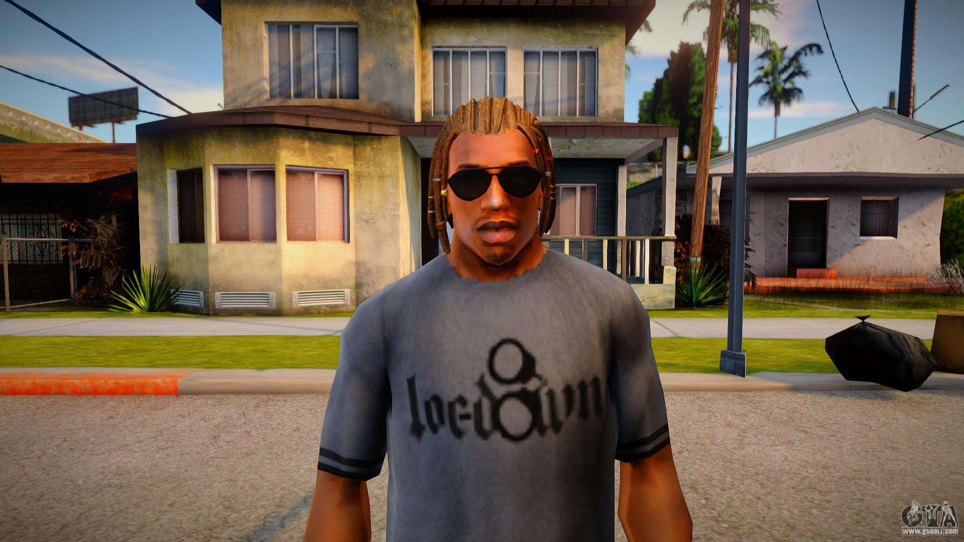 New Hairstyle 2019 For Cj for GTA San Andreas