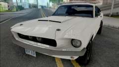 Ford Mustang Shelby GT500 1967 White for GTA San Andreas