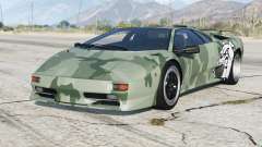 Lamborghini Diablo SV 1997〡PJ9 add-on for GTA 5