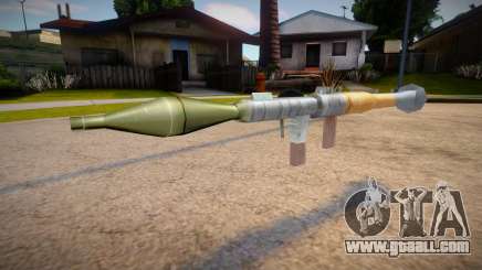 New textures for the rocket launcher for GTA San Andreas