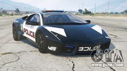 Lamborghini Reventon 2008〡Hot Pursuit Police〡add-on for GTA 5