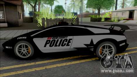 Lamborghini Murcielago LP670-4 SV Police [Fixed] for GTA San Andreas