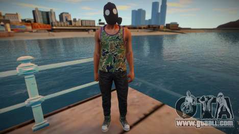 Dude in a gas mask from GTA Online for GTA San Andreas