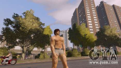 Miguel Caballero Rojo Shirtless with shorts for GTA 4