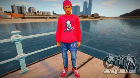 The guy in the red jacket for GTA San Andreas
