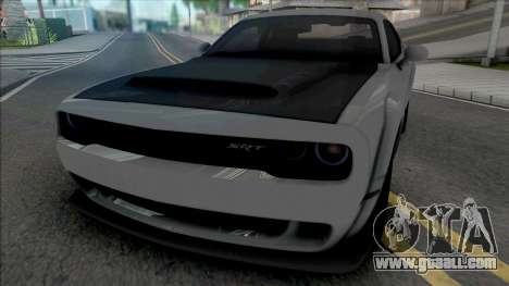 Dodge Challenger Demon SRT 2019 for GTA San Andreas