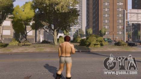 Miguel Caballero Rojo Shirtless with shorts for GTA 4