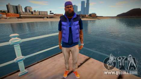 African-American with a beard for GTA San Andreas