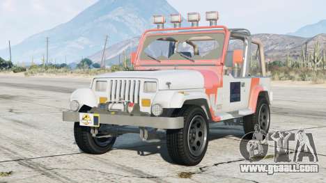 Jeep Wrangler Jurassic Park (YJ) 1993〡add-on