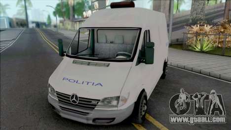 Mercedes-Benz Sprinter Politia for GTA San Andreas