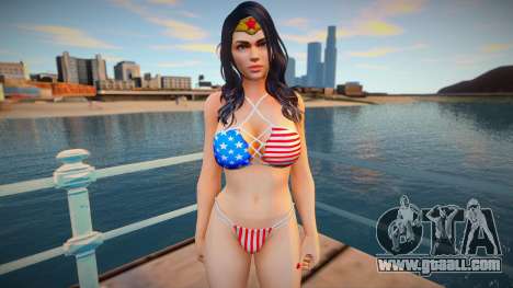 DC Wonder Woman Patriot for GTA San Andreas