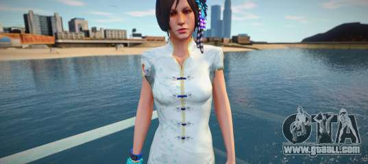 Ada Wong in a hired suit