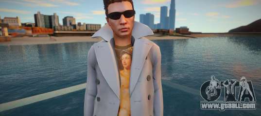 Dude in a coat from DLC Dinero GTA Online