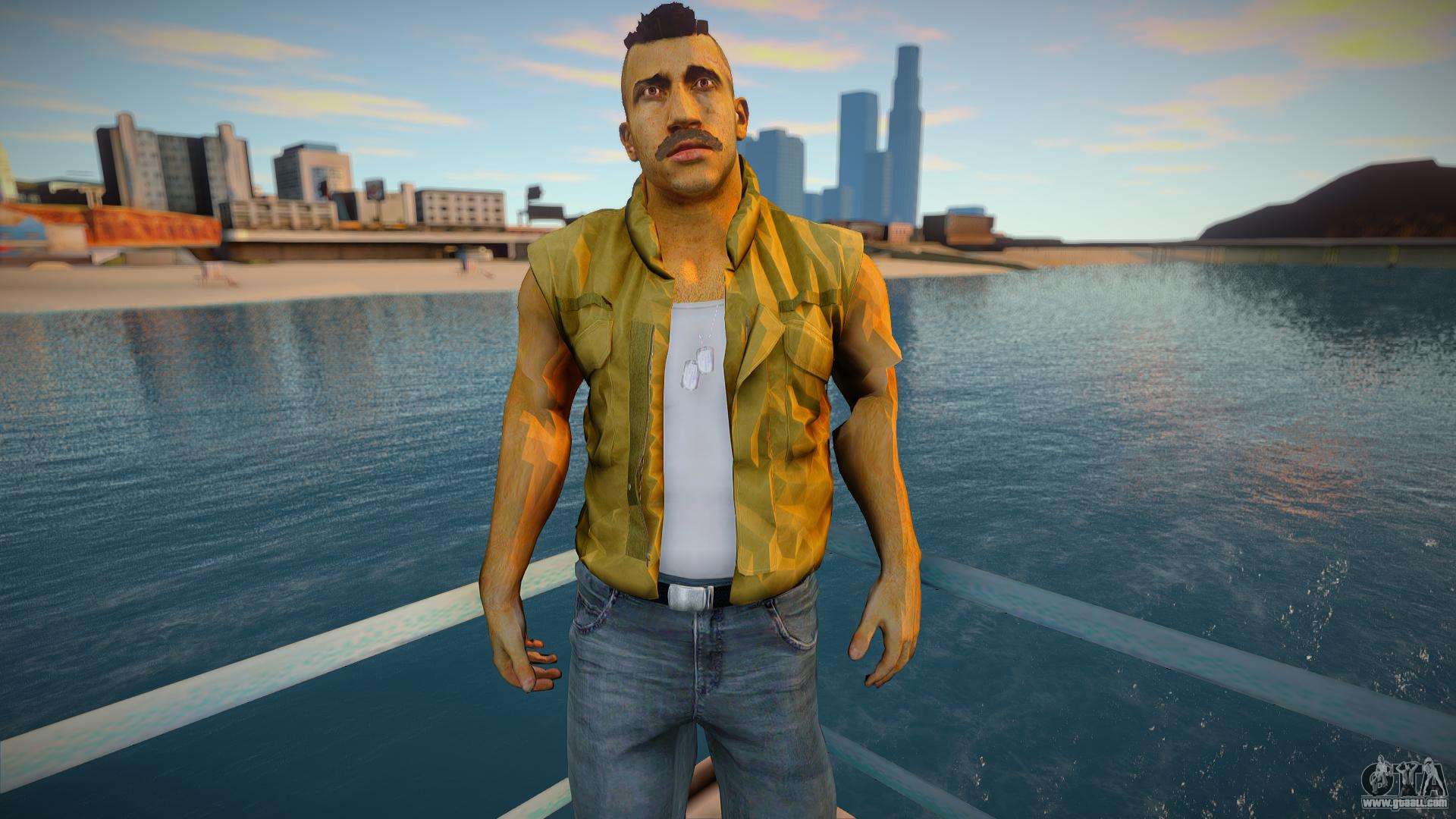 Lincoln Clay from Mafia 3 [Vest] for GTA San Andreas