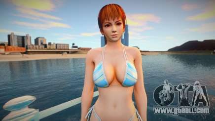 Kasumi erotic blue bikini for GTA San Andreas