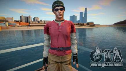 Chris from Resident Evil for GTA San Andreas