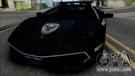 Lamborghini Murcielago LP670-4 SV Police [Fixed] for GTA San Andreas