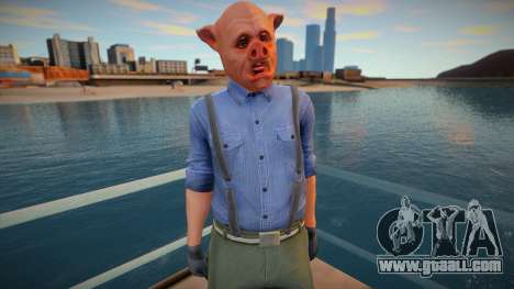 Pig mask ped for GTA San Andreas