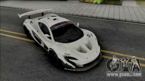 McLaren P1 GTR [HQ] for GTA San Andreas