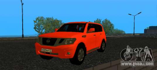 Nissan Patrol LE Y62 RUS Plates