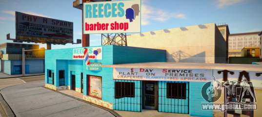 Retexturing the barbershop in Idlewood