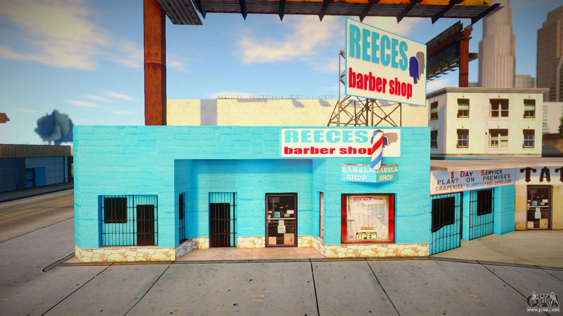 Retexturing the barbershop in Idlewood for GTA San Andreas