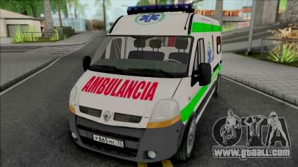 Renault Master Seme Ambulancia Paraguay for GTA San Andreas