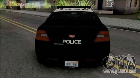 Vapid Torrence Police San Fierro v2 for GTA San Andreas